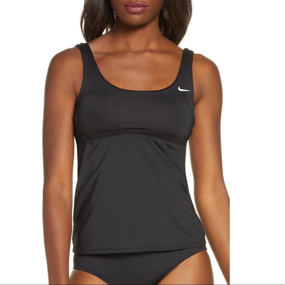 NIKE Essential Tankini Top & Full Bikini Bottoms